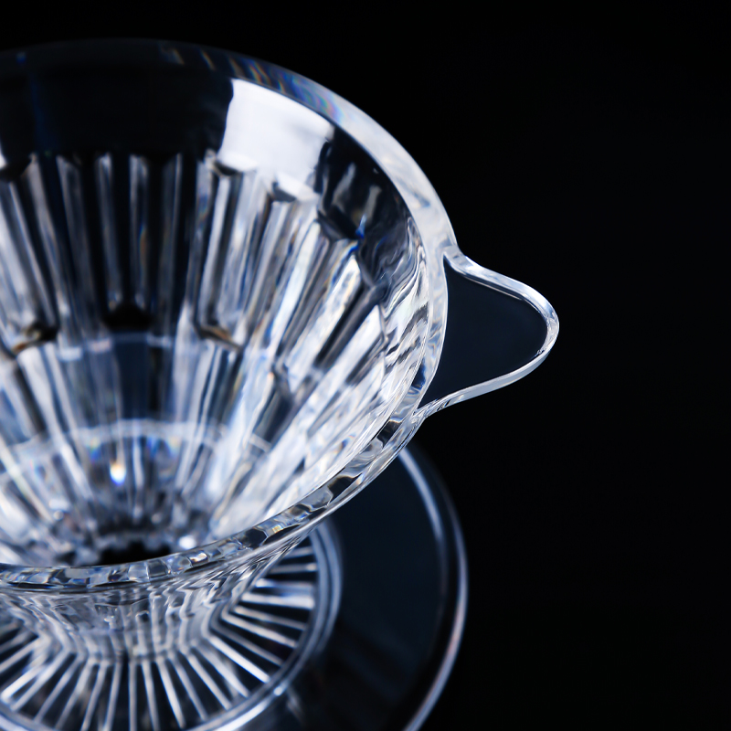 Coffee Equipment V60 - Dripper Mata Kristal 1-4 Cangkir Kaca