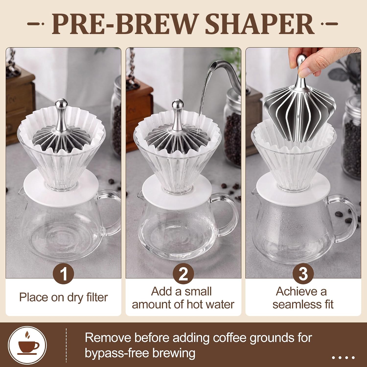 Alat pengepres kertas saring b - Coffee Equipment V60 ulasan dan harga