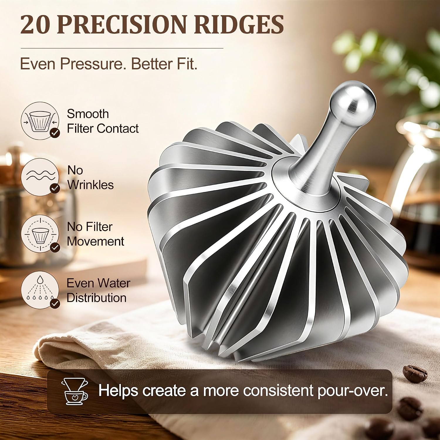 Alat pengepres kertas saring b - Coffee Equipment V60 ulasan dan harga