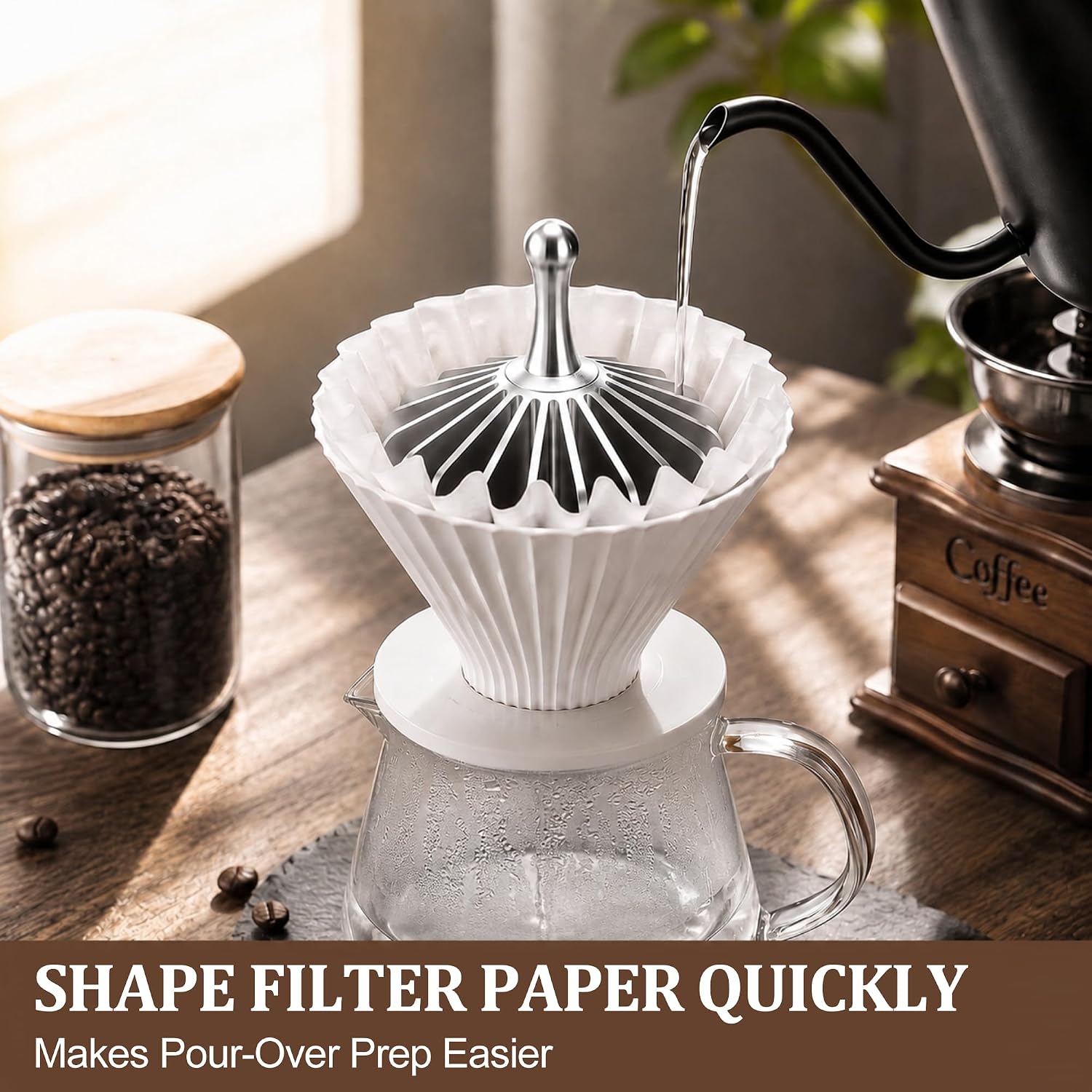 Alat pengepres kertas saring b - Coffee Equipment V60 ulasan dan harga