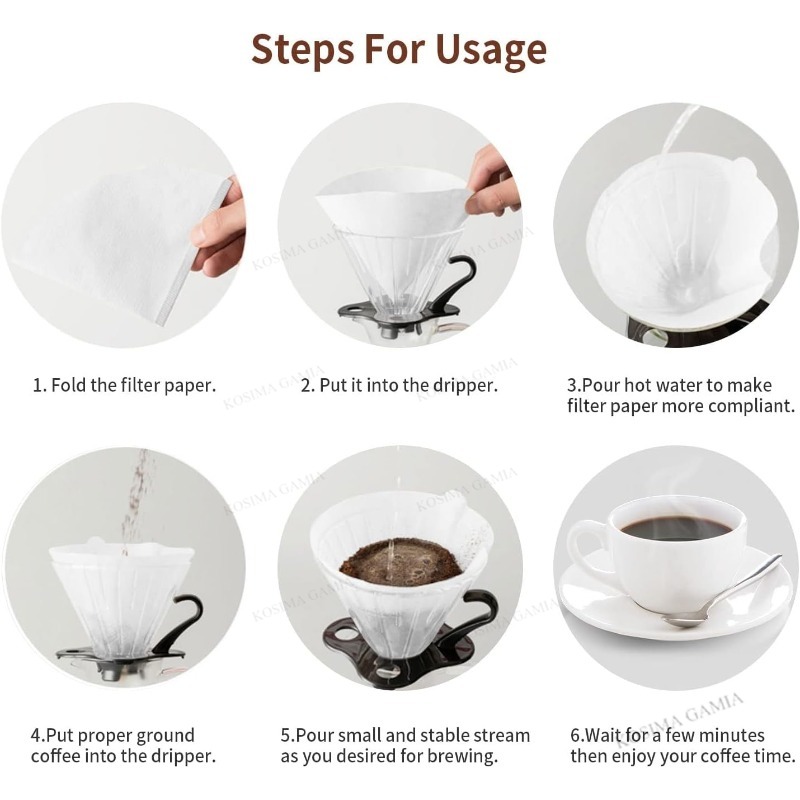 40-120 PCS Aksesoris Filter Ko - Coffee Equipment V60 ulasan dan harga